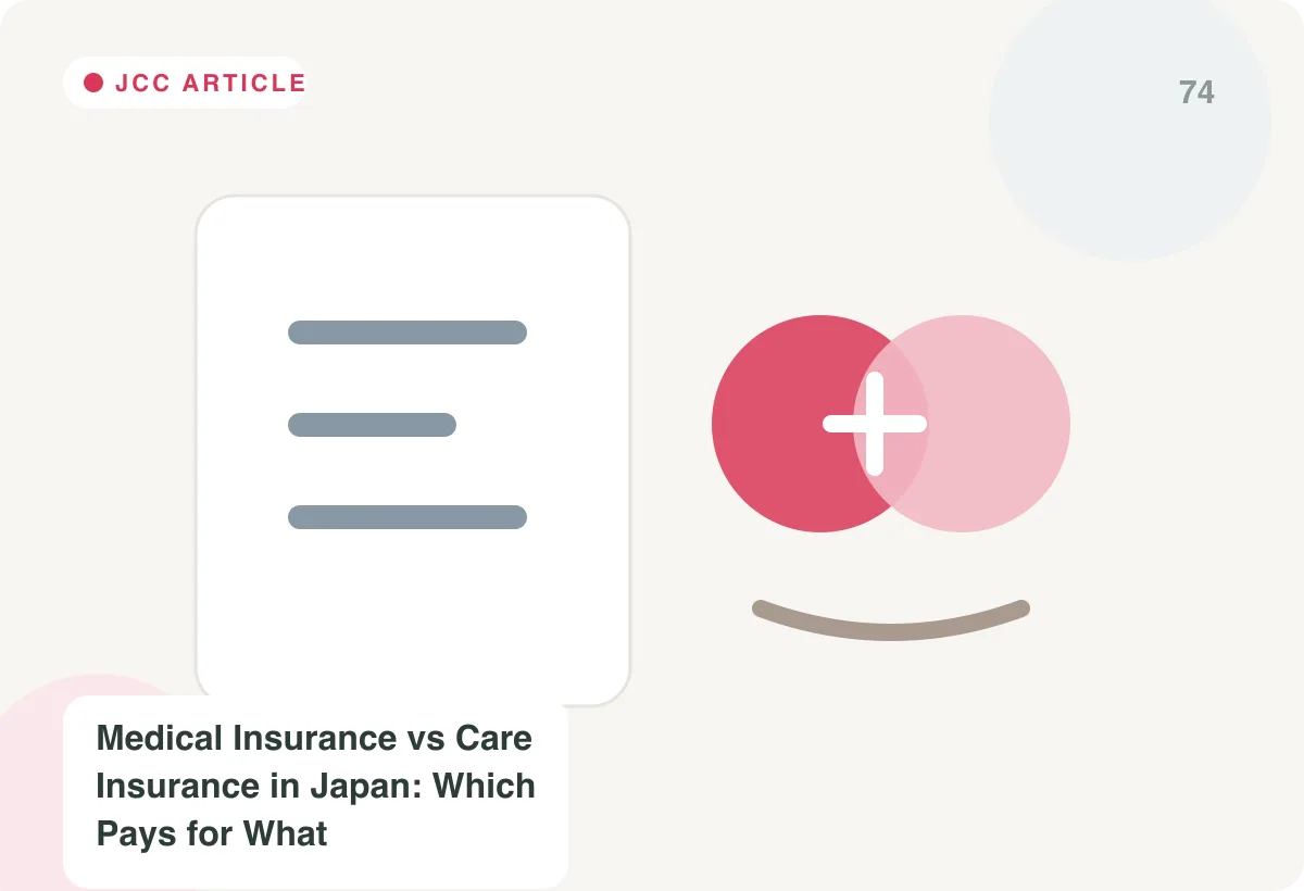 Japan Care Concierge explainer image for Medical Insurance vs Care Insurance in Japan: Which Pays for What